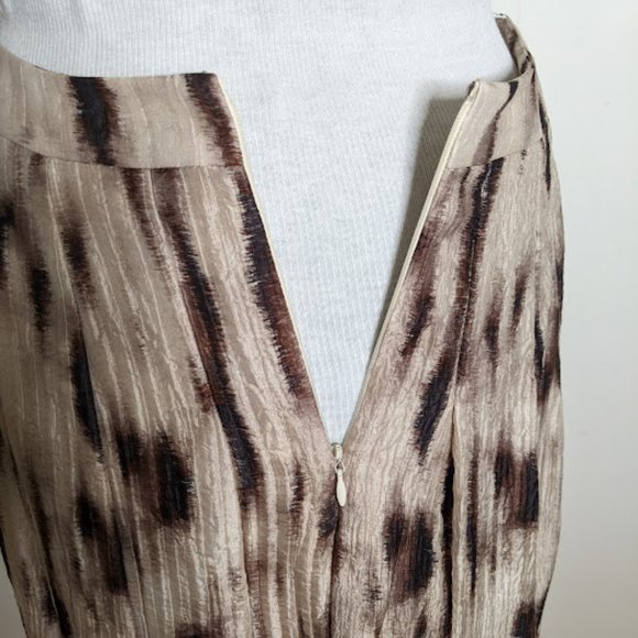 Peggy Jennings Silk Pleated Crinkle Skirt. Size S. - Picture 7 of 12